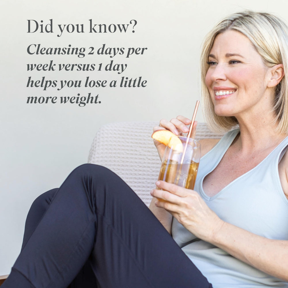 Isagenix Cleanse for Life Peach Mango packaging label on tub