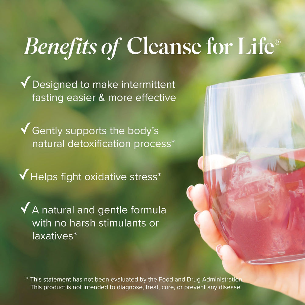 Isagenix Cleanse for Life turmeric bilberry nutrients splash in the drink.