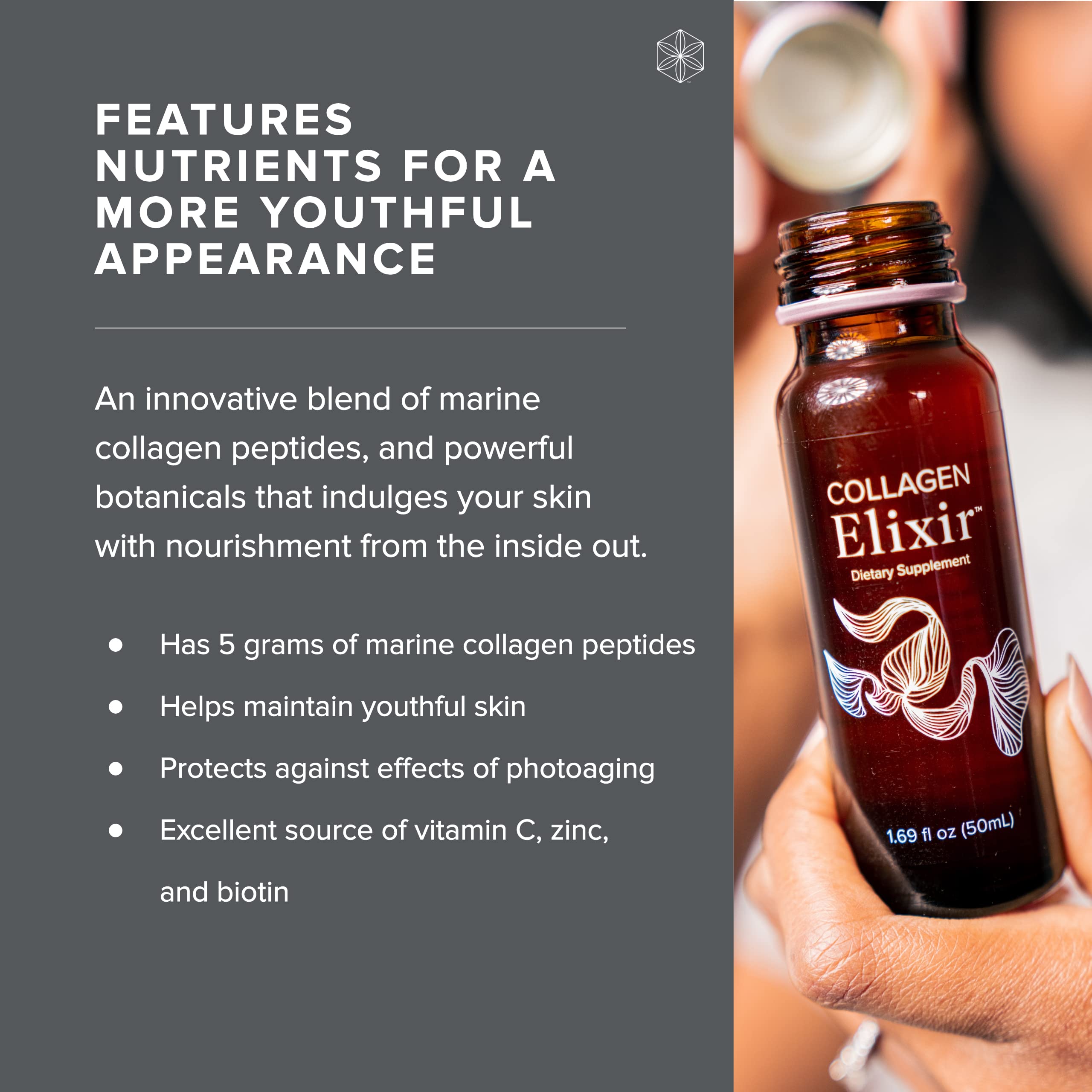 Isagenix Collagen Elixir no dairy, gluten-free, for clean indulgence.