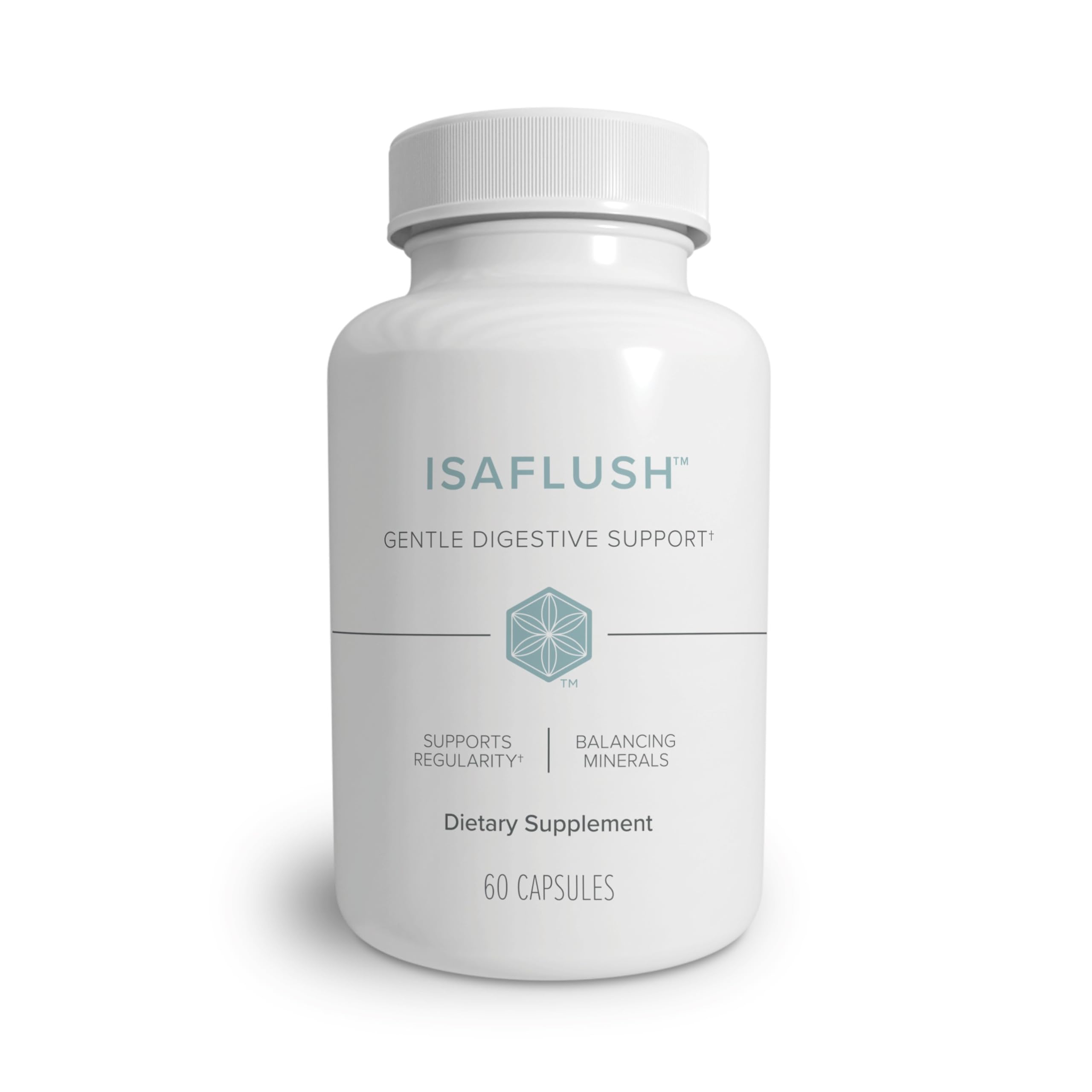 Isagenix IsaFlush bottle front view signaling gentle digestive support.