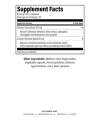 Isagenix Recharge NAD timed-release capsules ready to support steady energy