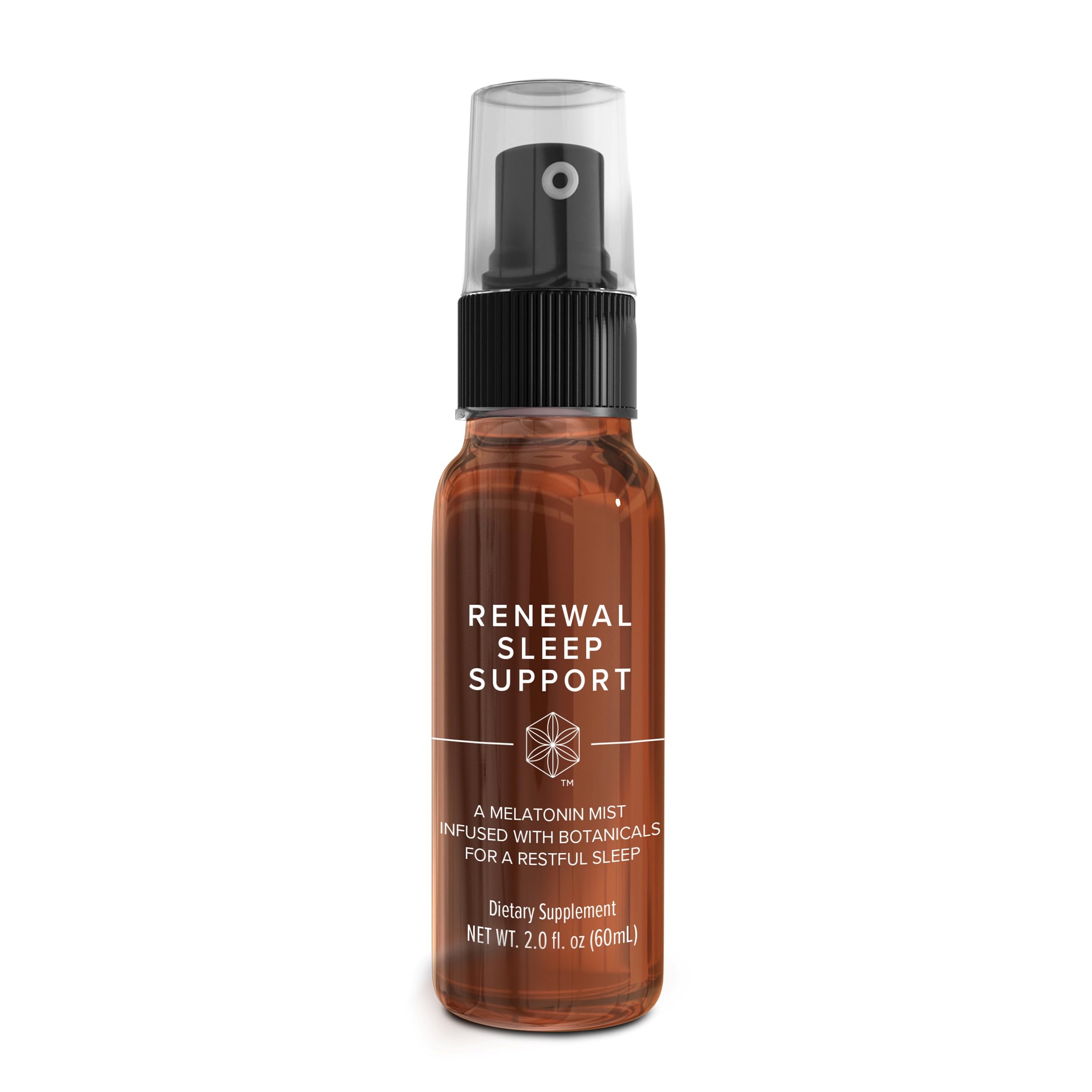 Isagenix Renewal Sleep Support bottle close-up showing compact travel-friendly size.