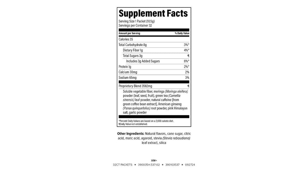 Isagenix XM+ ginseng and garlic blend energizing naturally during workouts