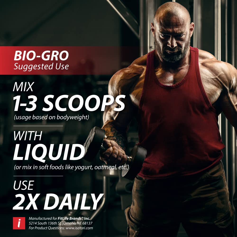 Isatori BIO-GRO added to coffee, versatile stimulant-free option.