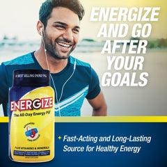 iSatori Energize label close-up emphasizing B12 and nootropic ingredients
