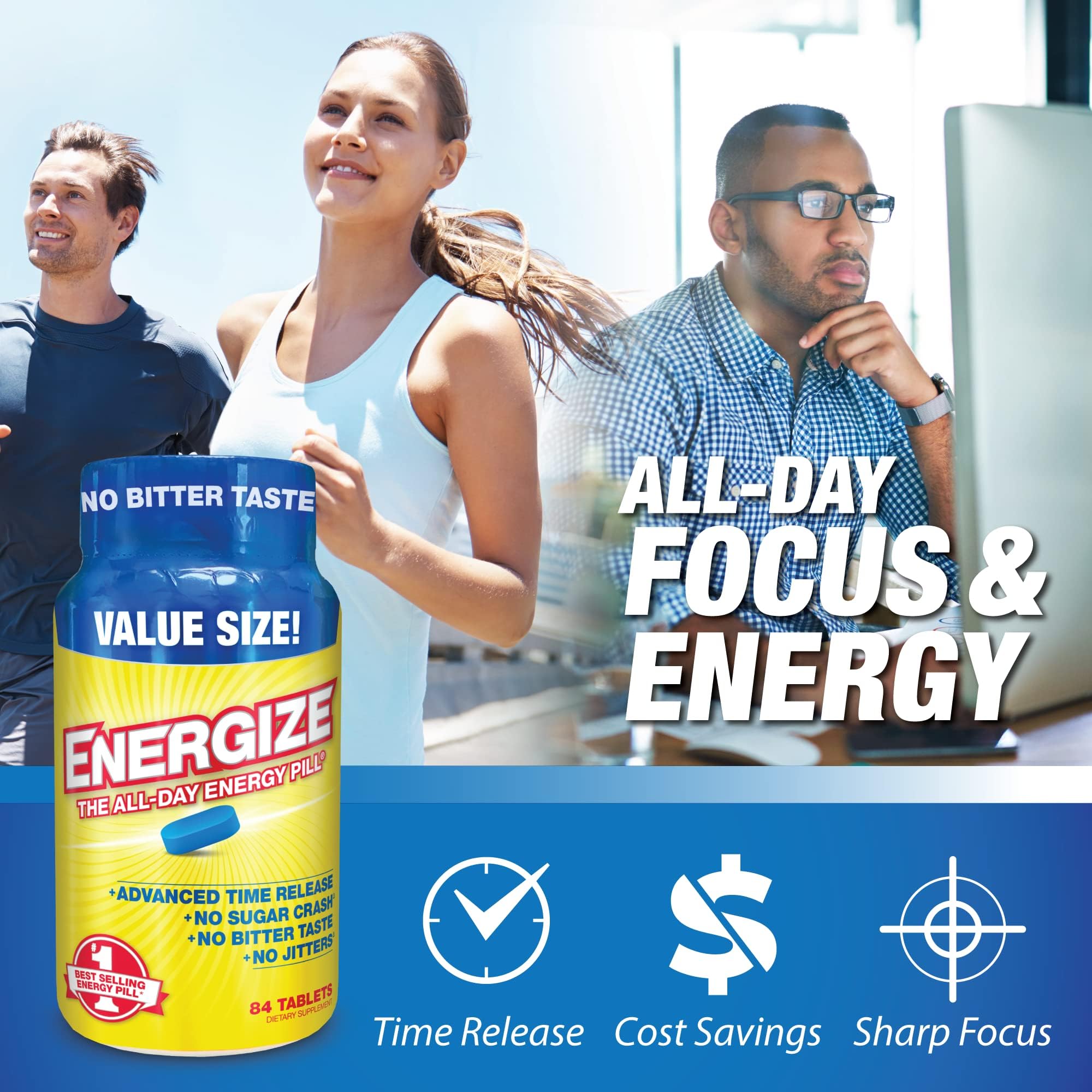iSatori Energize with a glass of water illustrating simple daily use