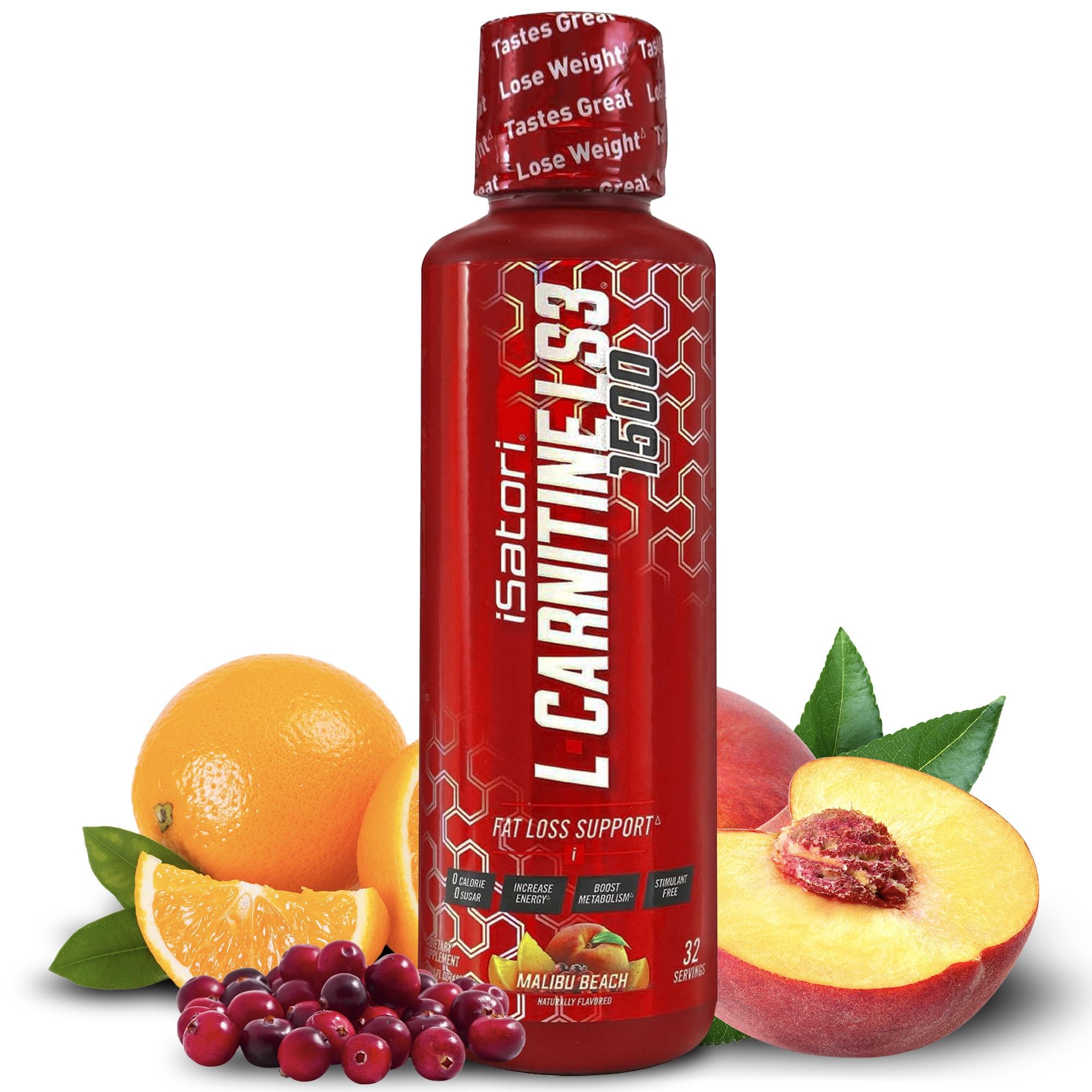 iSatori L-Carnitine LS3 bottle showcases clean energy support.