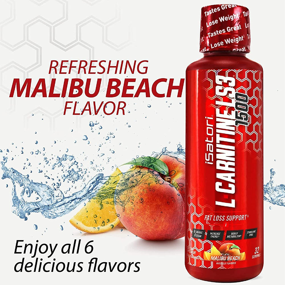 iSatori L-Carnitine LS3 cap ensures easy dispensing.