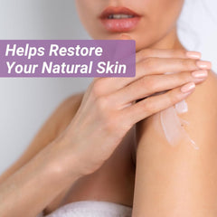 iShanCare Urticaria Cream jar closeup showing moisturizing formula.