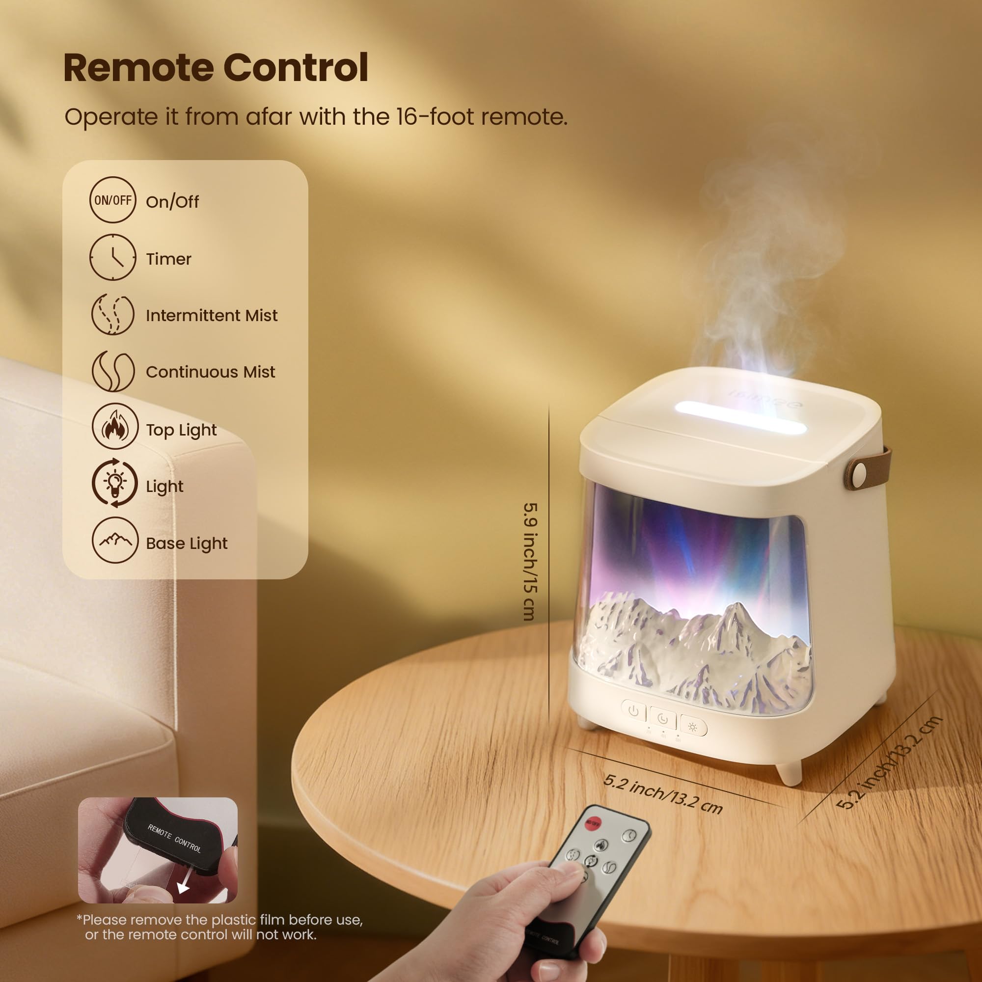 ISIMEE auto shut-off feature ensures safe use when water runs low