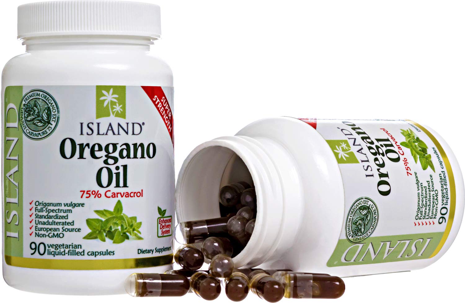 Island Nutrition oregano oil capsules vegetarian capsules offer a clean, plant-based option