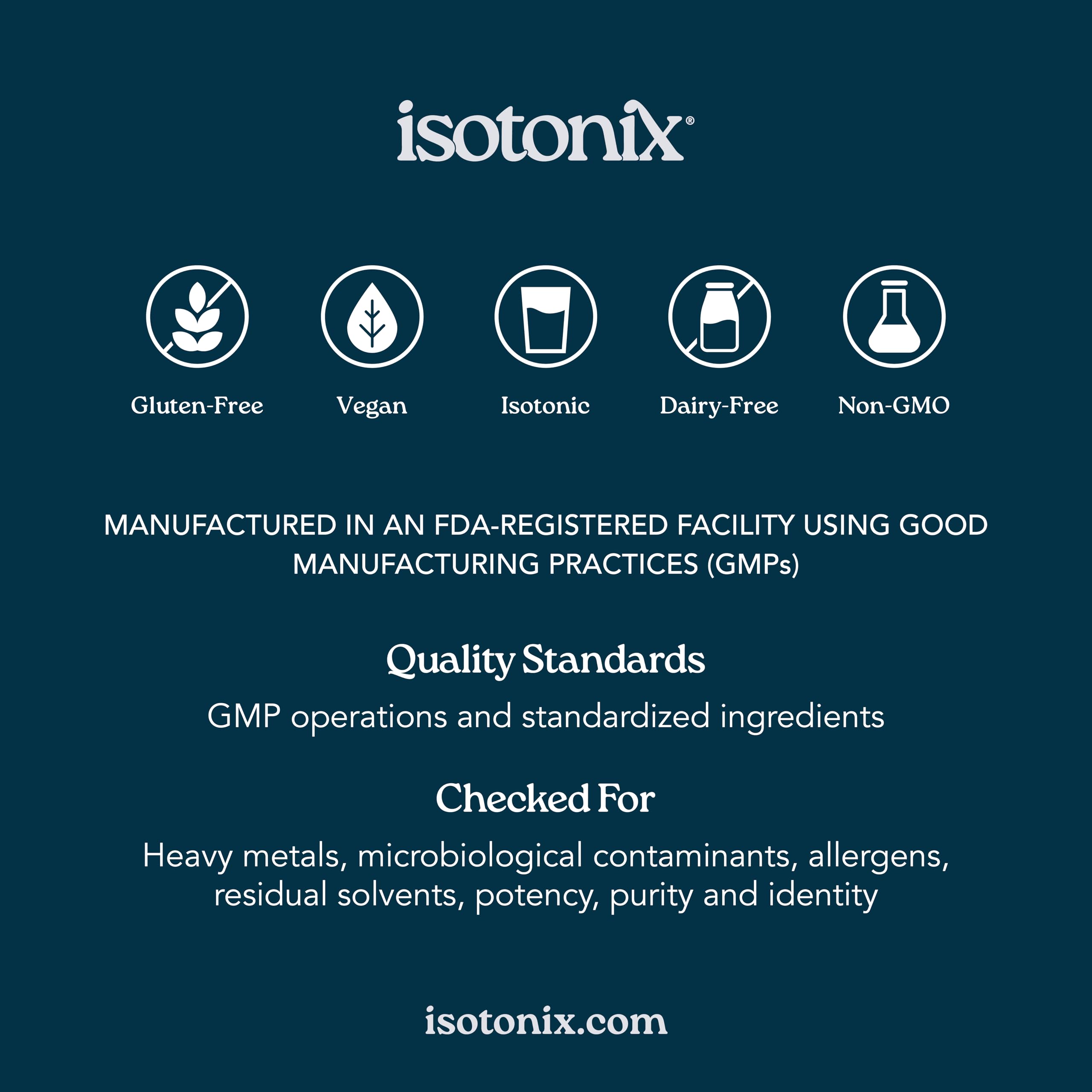 Isotonix Digestive Enzymes vegan-glutenfree badge signals dairy-free formula.