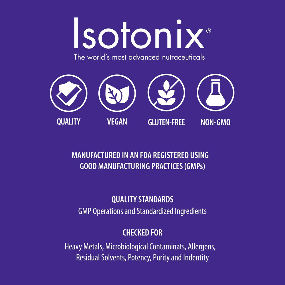 Compact packaging supports digestion anywhere you eat with Isotonix DigeZyme.