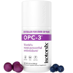 Isotonix OPC-3 bottle front view highlighting antioxidant blend for daily support