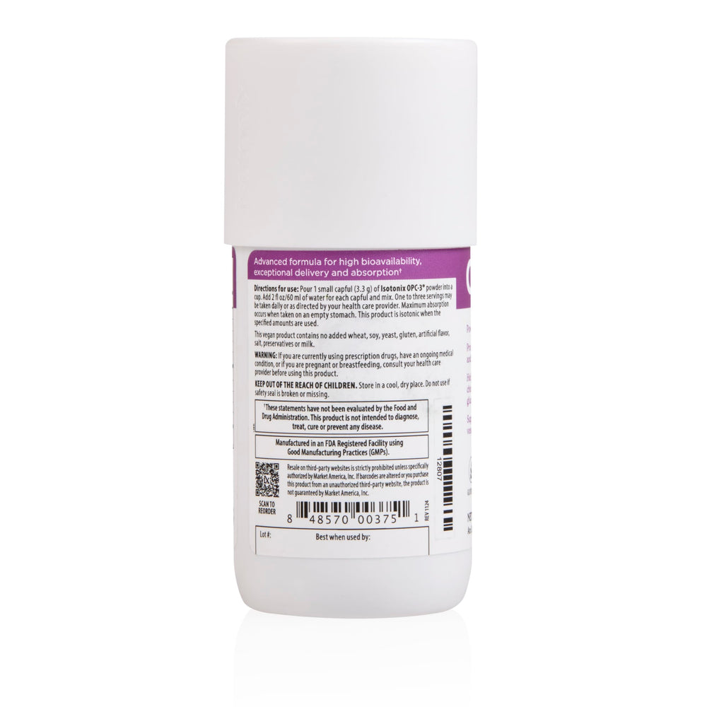 Isotonix OPC-3 glass of water ready for a daily routine