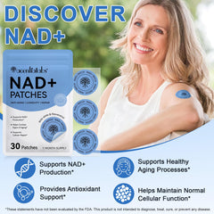 ISUNRISE NAD patch packaging showing 30-count for ongoing wellness.