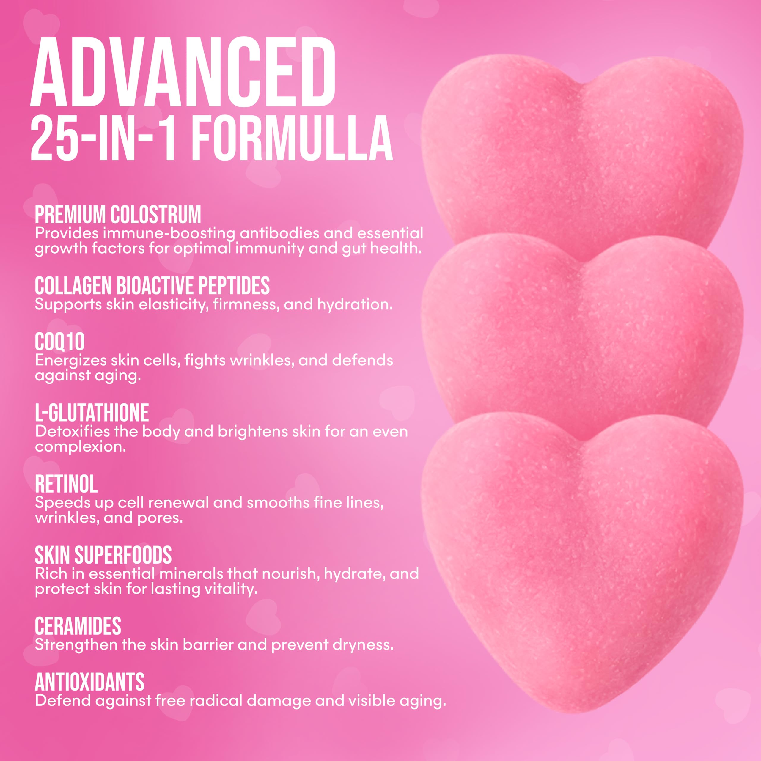 It Girl Vitamins Skin Gummies glow on cheeks illustrating complexion support