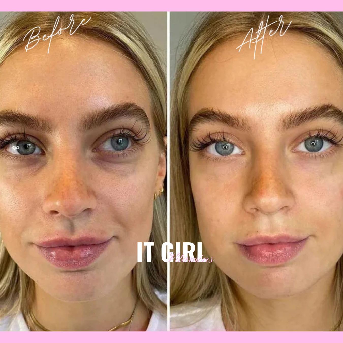 It Girl Vitamins Skin Gummies label back with vegan ingredients