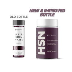 It Works! HSN capsules close-up highlighting keratin biotin for healthier-looking hair
