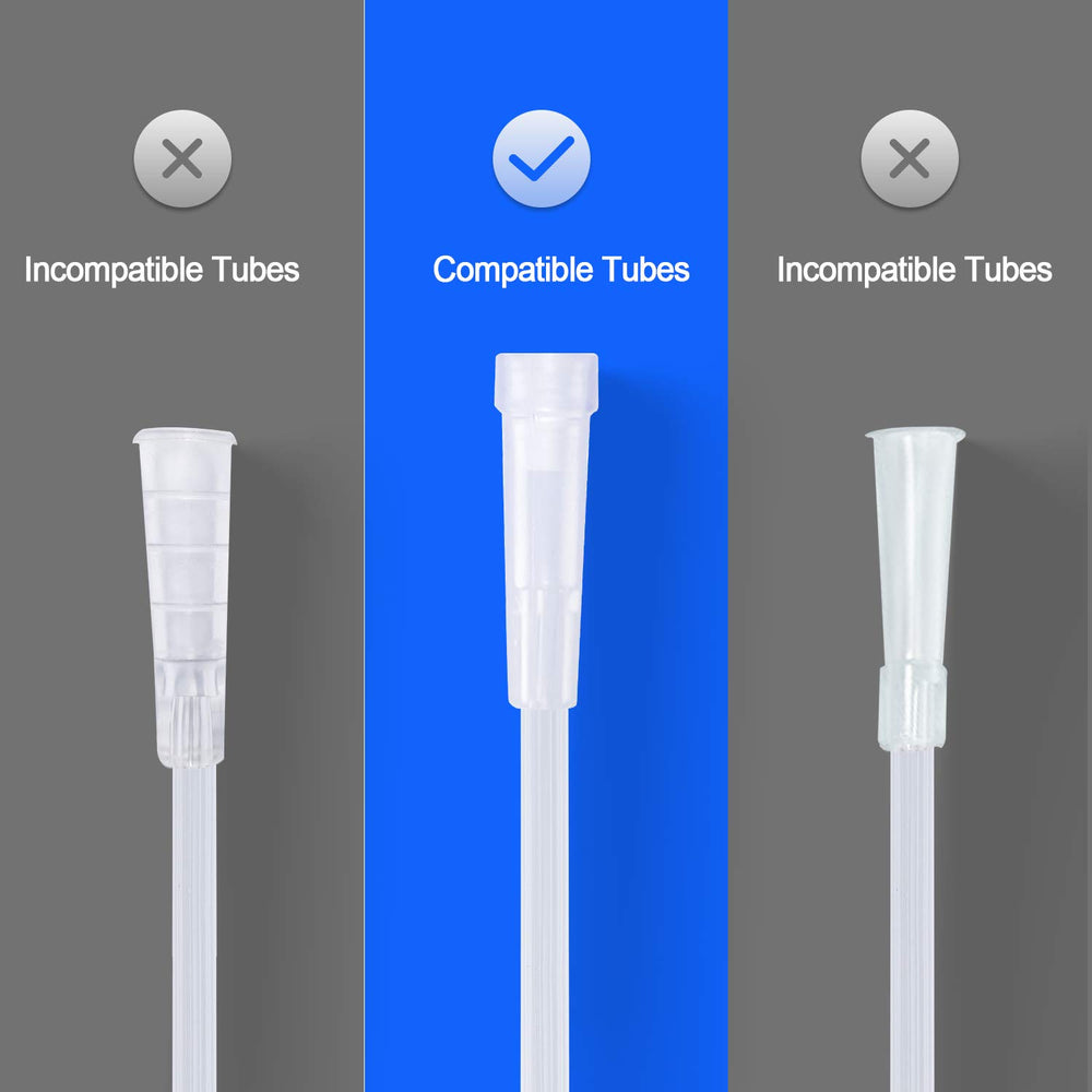 ItAll oxygen tubing swivel enables easy hose-to-hose connection.