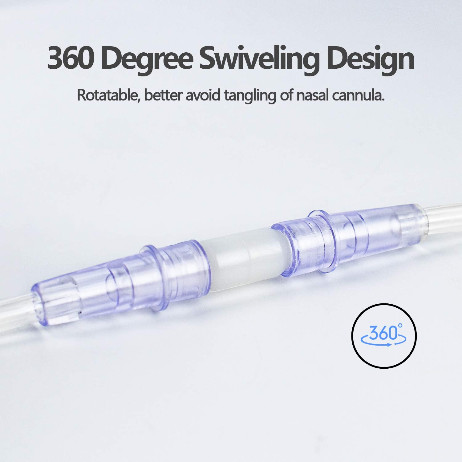 ItAll tubing swivel prevents kinks and trip hazards in busy spaces.