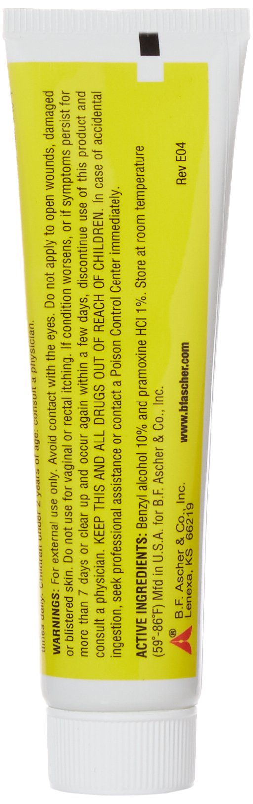 Itch-x gel tube close-up reveals smooth formula.