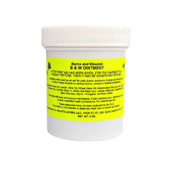 Application of B&W Ointment demonstrates easy, soothing care for minor wounds.