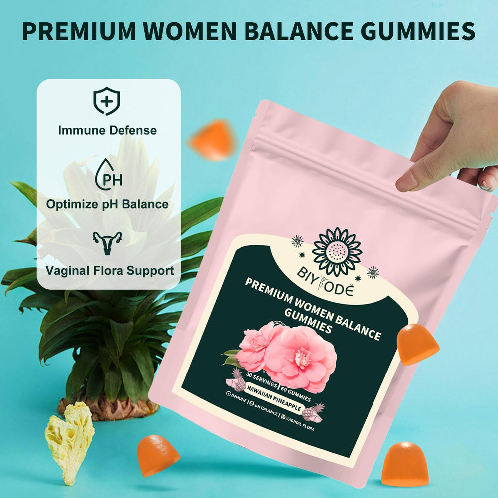 Itiban Pineapple Gummies ingredients label shows vegan and gluten-free formula.