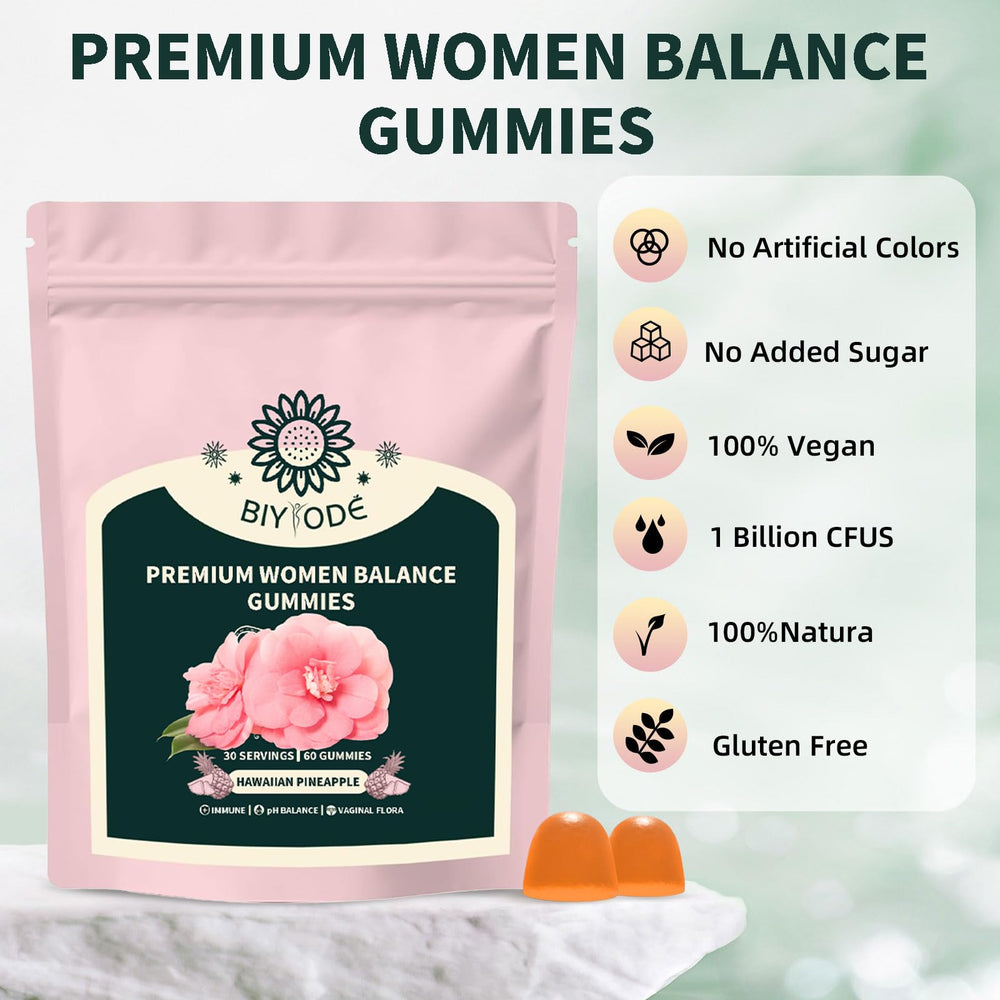 Itiban Pineapple Gummies probiotic and vitamin C benefits shown visually.