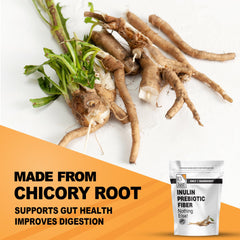 It's Just! chicory root powder as a natural fiber source for daily intake.