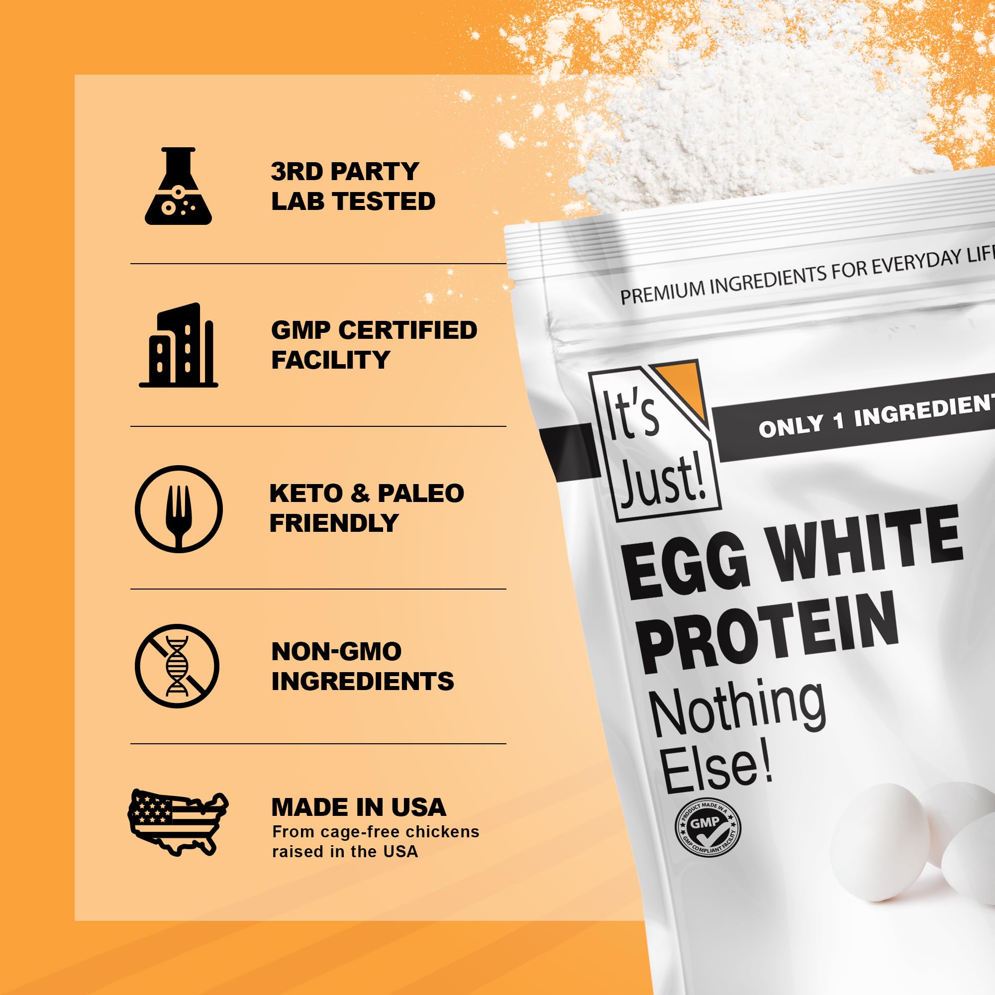 It's Just! egg white powder keto baking highlights low carb dessert ideas