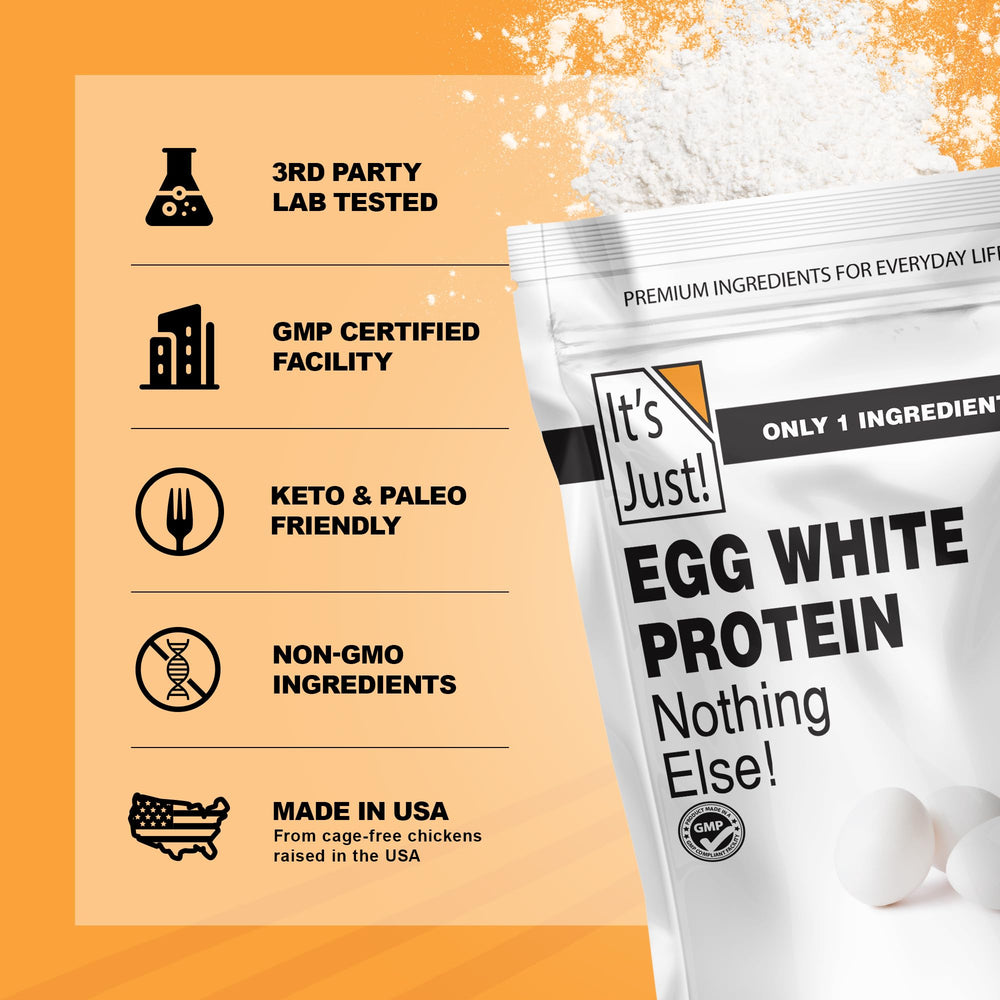 It's Just! egg white powder keto baking highlights low carb dessert ideas