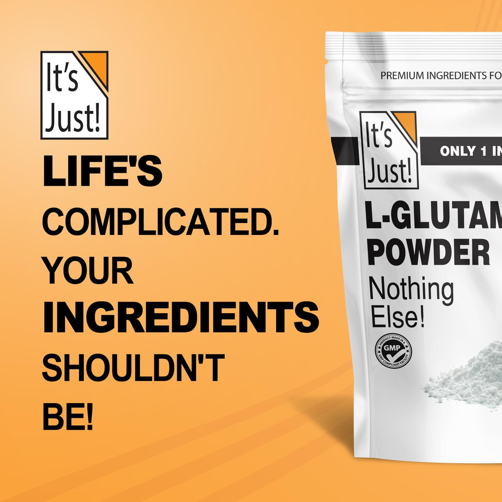 It's Just! L-Glutamine powder natural and non-GMO ingredients