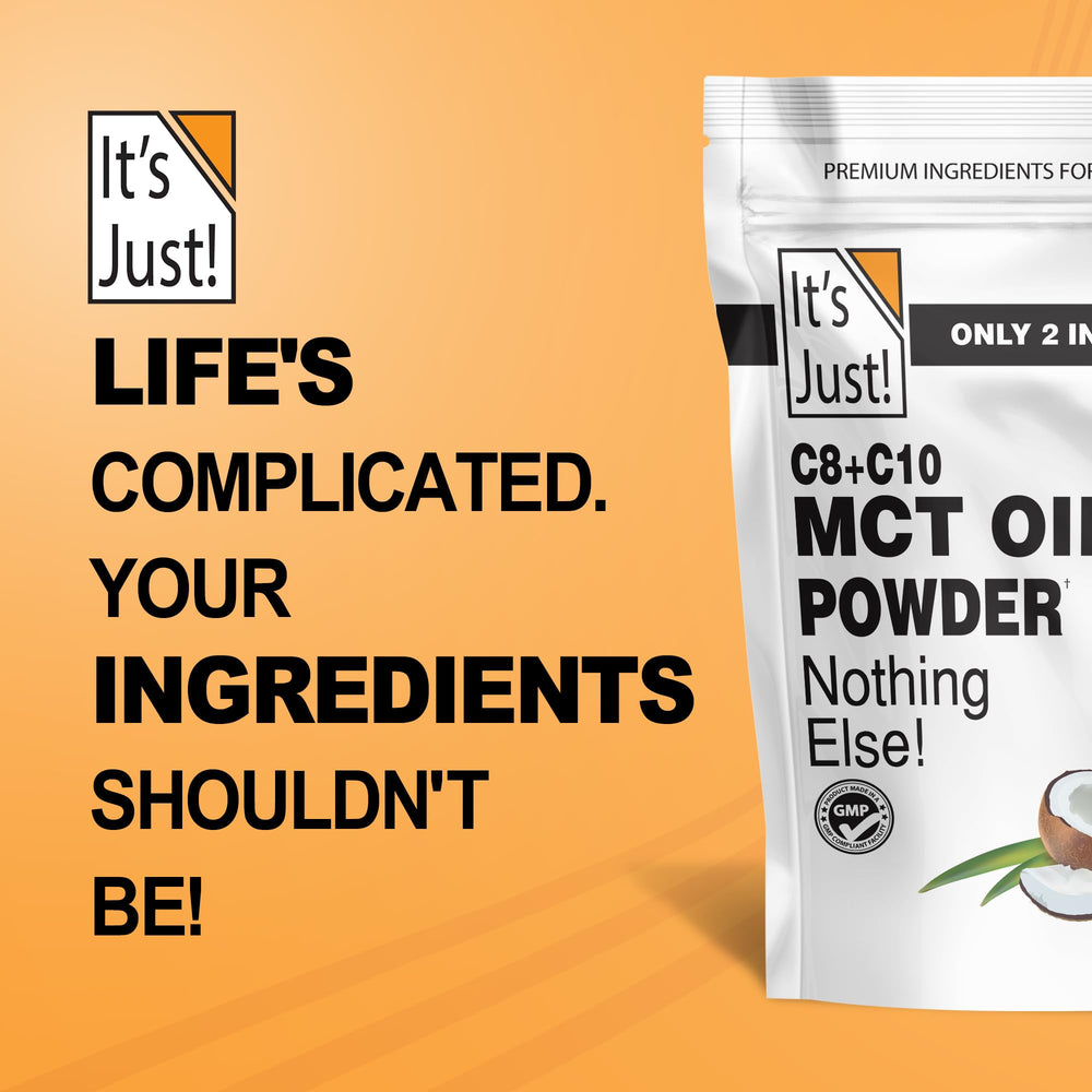 Its Just MCT Oil Powder fine powder dissolves easily in beverages