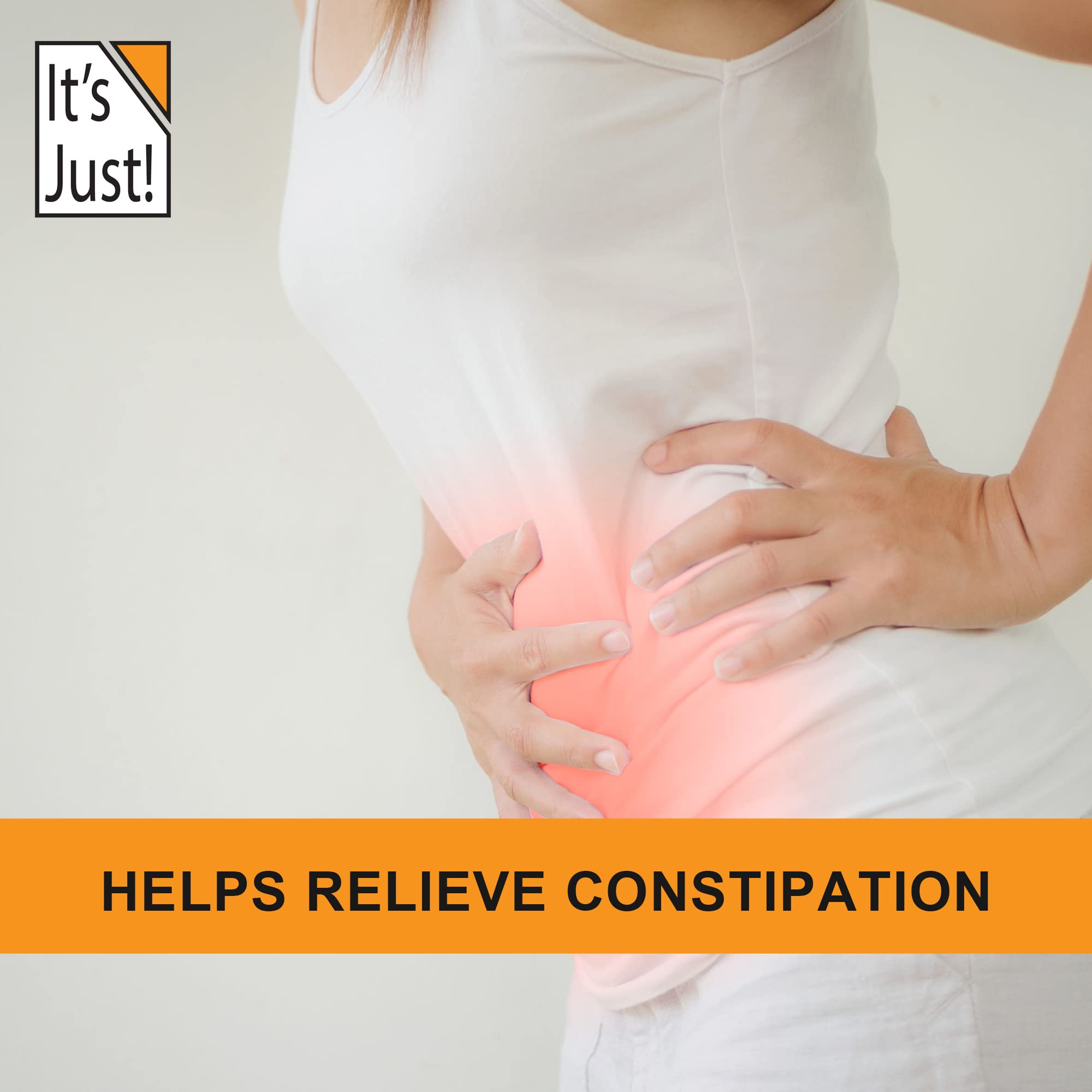 It's Just! psyllium husk powder on kitchen counter for everyday fiber use