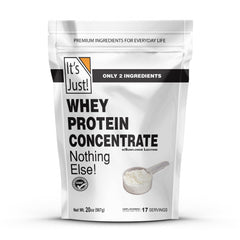 It's Just! whey protein concentrate plain powder in a tub supports daily protein goals.
