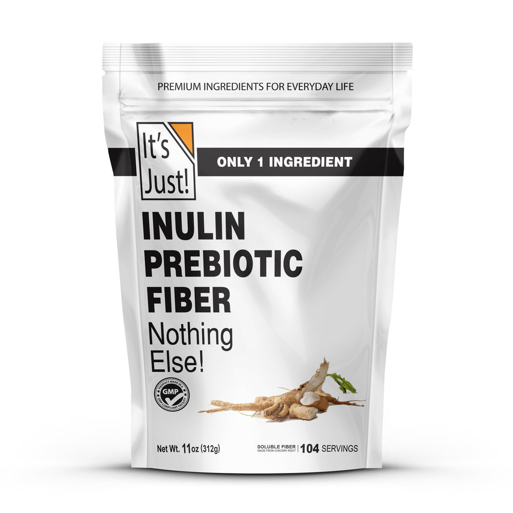 It's Just! inulin powder bottle — supports gut health with prebiotic fiber.