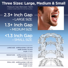 Itus SilentZPro 2.0 medium size fits typical mouths.