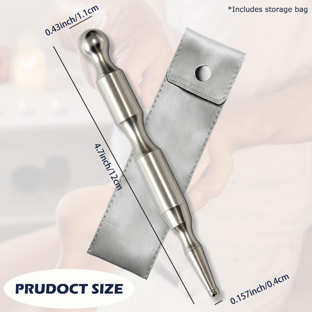 iunxkmi Acupuncture Pen easy grip design for comfortable use