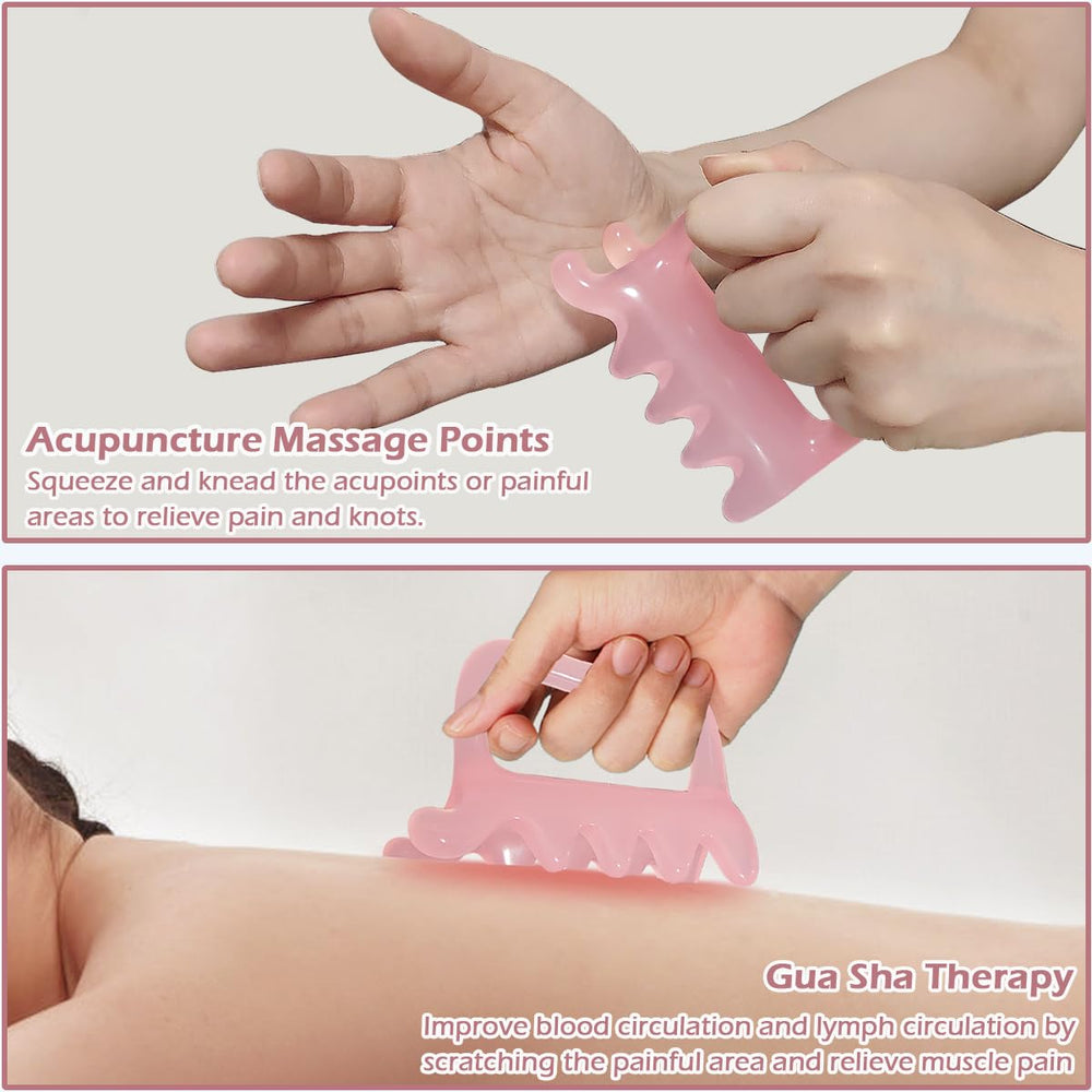 iunxkmi fascia massage tool ergonomic grip enables controlled pressure