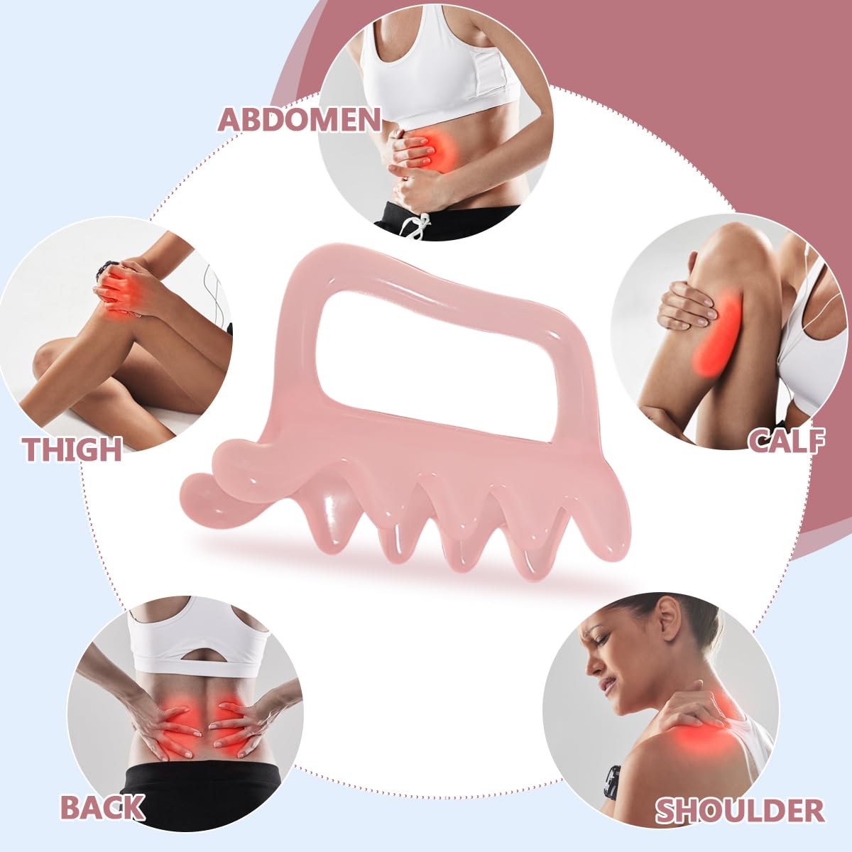 iunxkmi portable massage tool for home, gym, and shower use