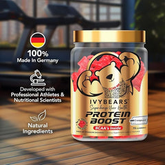 IvyBears Premium Protein Boost Gummies pack: 70 gummies for all-in-one training support.