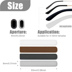 IYOOH agarre antideslizante para gafas evita deslizamientos incluso con sudor.