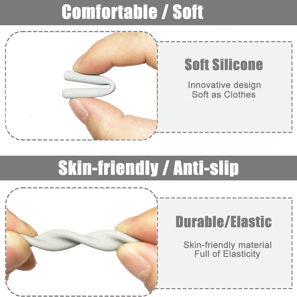 IYOOH almohadillas ligeras ofrecen comodidad todo el día para tus gafas.