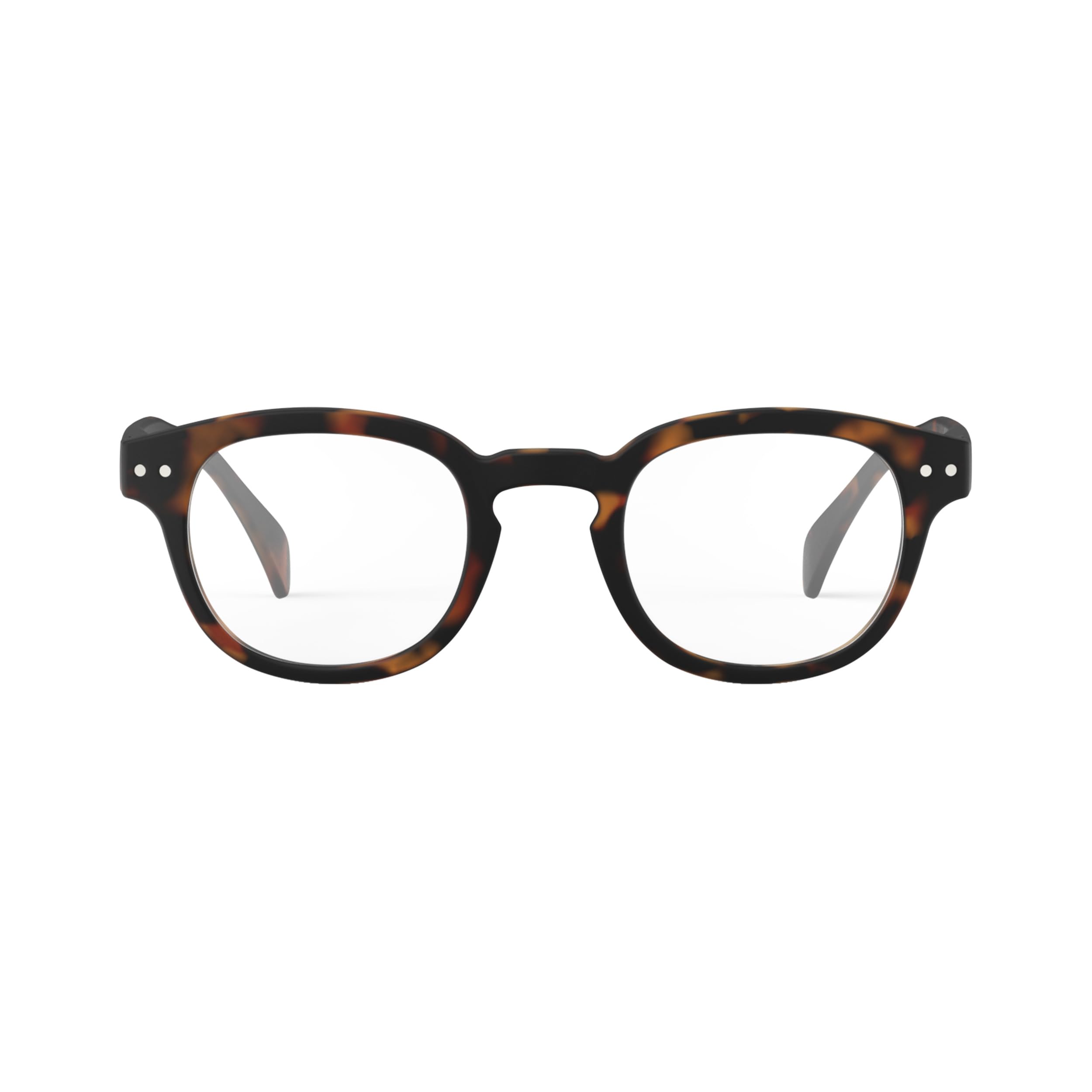IZIPIZI READING C square tortoise frame for all-day comfort and style.