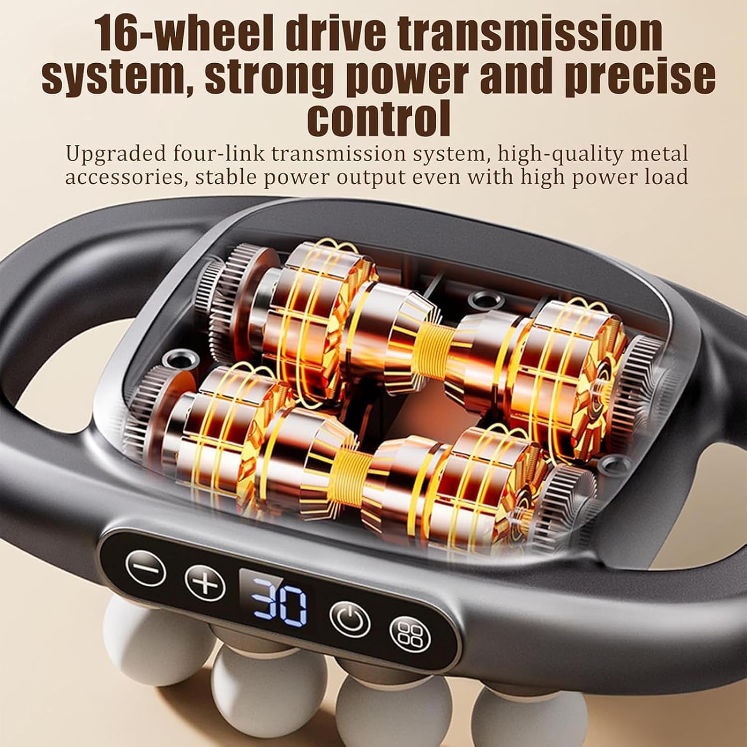 IZRIO Relief Wave Pro 3 massager features ergonomic grip and auto-off timer