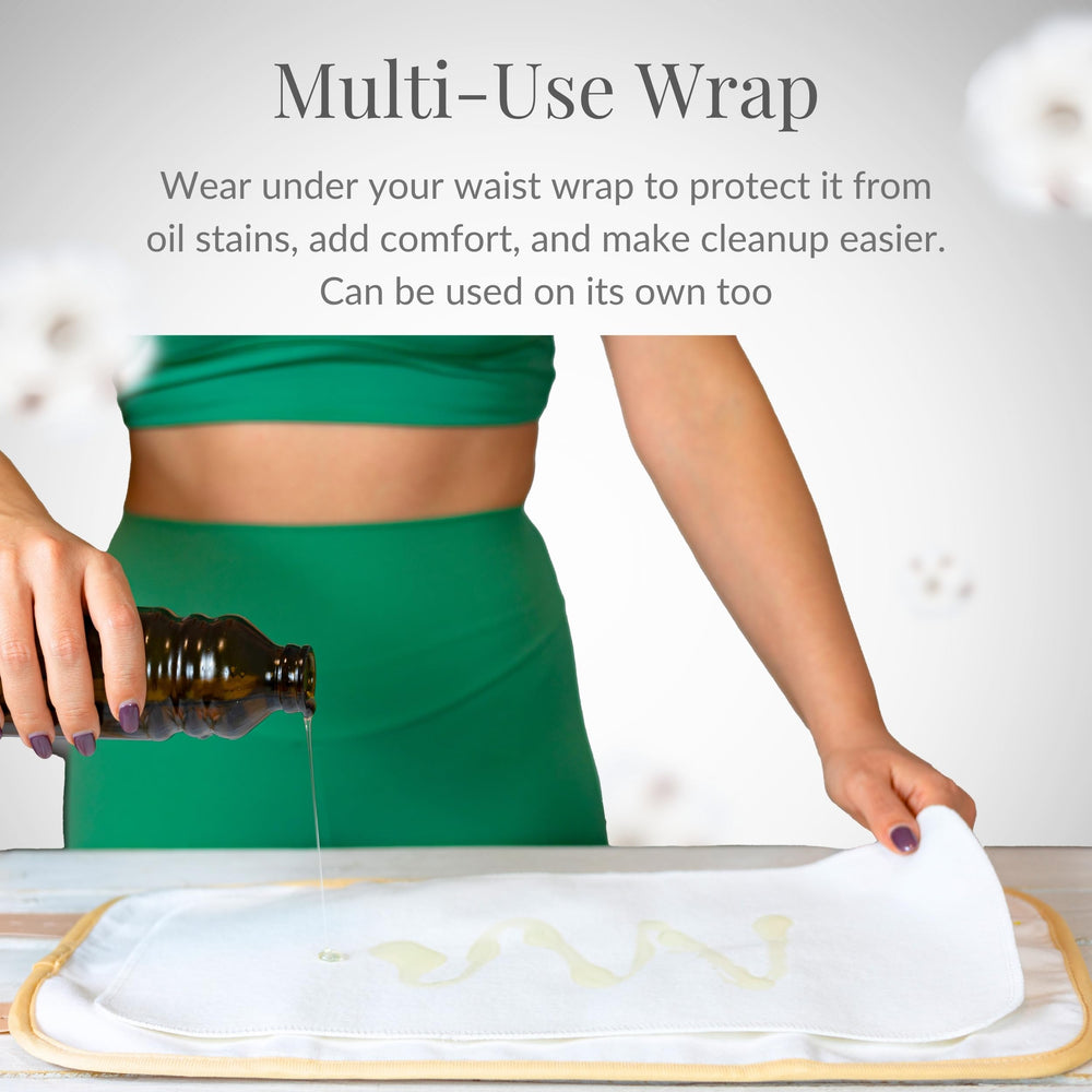 Izyda wrap includes a TPU barrier to prevent leaks during wear.