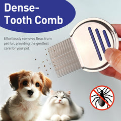 Jaasuee anti-slip-handle safety grip on a lice comb in use.