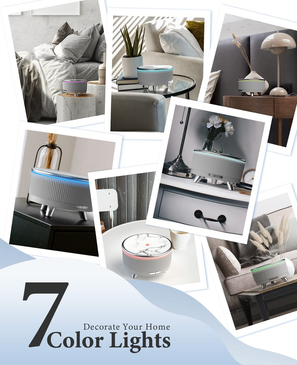 Jack & Rose diffuser designed for large rooms up to 480 ft² for wide coverage
