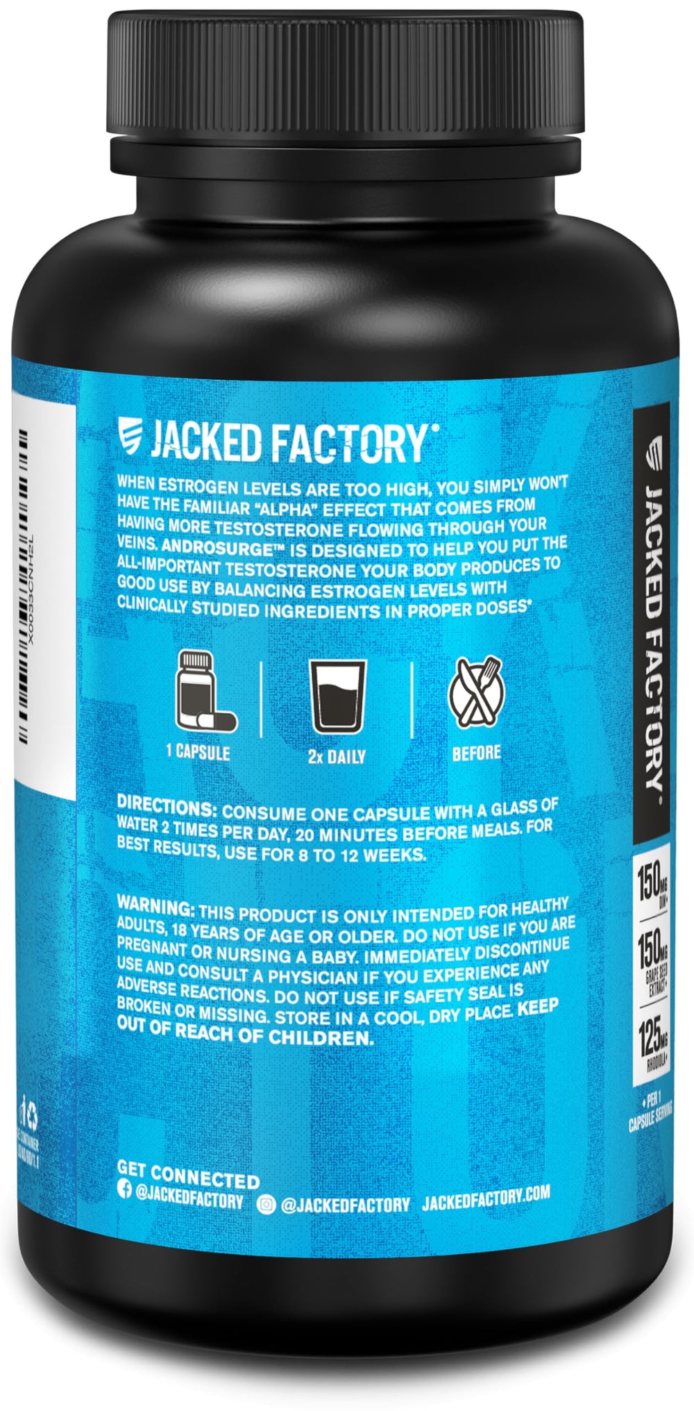 Daily dosage packaging photo confirming purity and clear ingredient list.
